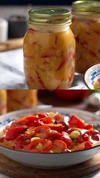 The Most Delicious Pickled Peppers in Mustard Sauce