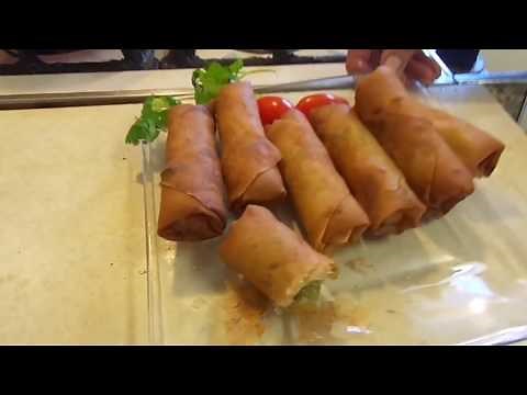 How To Prepare Best And Easy Healthy Vegetable Spring Rolls Recipe