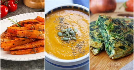 Tres recetas con verduras que se preparan en pocos minutos y son perfectas para el otoño