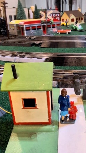 13K views · 456 reactions | Little Tim's mom rewards him for good behavior with a few minutes of train watching. Tim dream of one.day being an engineer...times were simpler in the early 1950's. #aftrainfun #acgilbertsgaugetrains #sgauge #americanflyer #postwar #antiquetrains #americanflyertrains #steamengine #americanmodels #shelper | Austin's American Flyer | Facebook