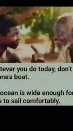 Whatever you do, don't think anyone's boat dot the ocean is wide enough for all of us to sail comfortably. | Thanuja Singam