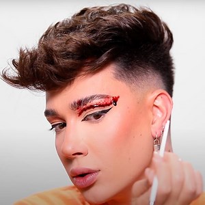James Charles' Shares Bloody Good Halloween Makeup Look