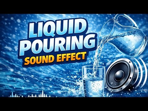 Water Pouring Sound Effect | Free Download | Royalty Free | For Video Editing