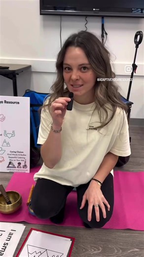 Here is an inside look at our Sunday Adaptive Flow✨ Today we practiced… 💗 Affirmation 🌑 Moon Salutations (the new moon is tonight!) 🙏 Deep breathing with prayer hands 🌲 Tree Pose 📿 Mantra ☮️ Relaxation This flow was the perfect way to start a peaceful day!