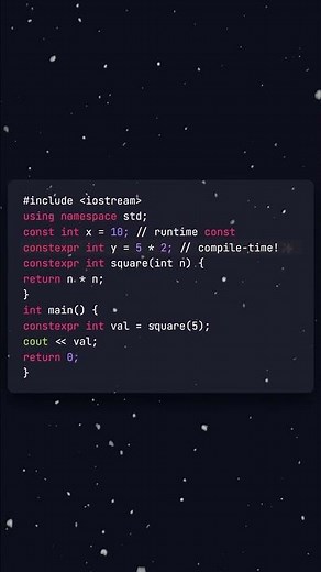 🚀 C++ const vs constexpr: The Real Difference! 🔥