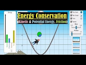 Law of Energy Conservation Simulation - Energy Transformation Simulation - Kinetic and Potential Energy - PhET Simulations physics
