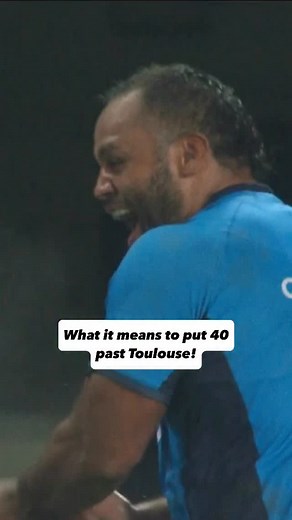 Billy Vunipola was definitely happy with that one 🤫 #rugby #top14 #montpellier #toulouse | TOP 14