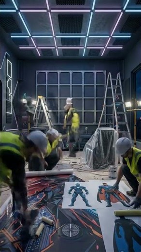 Building Marvel Gaming Room | RestoreX