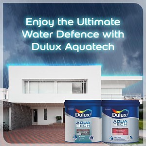 Discover the ultimate water defence for your roof with Dulux Aquatech! 🌧️💦 Enjoy superior wall and roof protection with enhanced durability and high-quality results! Find out more here! https://www.dulux.in/en/dulux-aquatech#tabId=get-a-free-consultancy | Dulux Paints