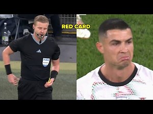 Cristiano Ronaldo Red Card Today Vs Ireland World Cup Qualifier 2026, Ireland vs Portugal Highlights