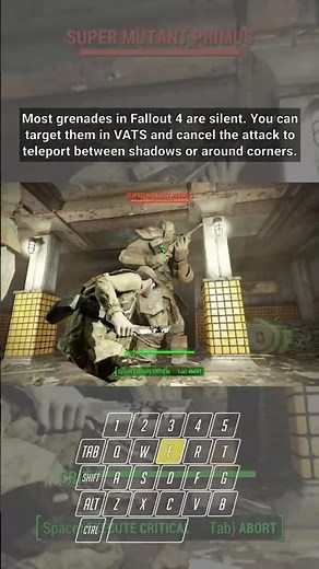 How to use Grenades with Blitz in stealth #fallout4