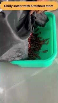 Chilly Color Sorter Machine | With Stem & Without Stem Sorting | Mark Color Sorter |📞+91 99943 99996