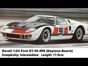 Revell 1:24 Ford GT-40 #98 (Daytona Beach 1966) Kit Review