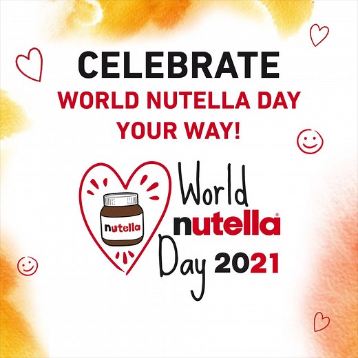 Ready for the biggest day of the year? World Nutella Day 2021 is in a few days! Create your own personalized jar for a memorable day. 😍 Visit nutella.com/worldnutelladay | Nutella