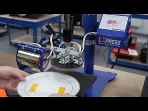 How to sublimate 8 inch plates in heatpress