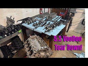 5.2 VooDoo Engine Tear Down for the Drift Stang!