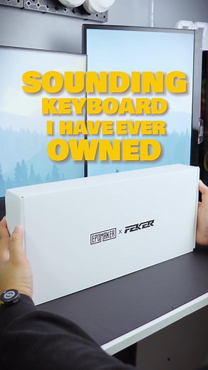 Want to hear how creamy and marbly this pre-built mechanical keyboard is? Watch until the end! 😮‍💨 This is the GALAXY 80 by EPOMAKER x FEKER @epomakerkeyboard and honestly, I can’t get enough of this insane keyboard. Here’s what the Epomaker x Feker Galaxy 80 features: * TKL layout & Leaf-Spring Gasket Structure * White Marble Switch * Full Aluminum Alloy Shell * Triple Connection with 4000mAh Battery * HiFi Sound & South-facing LED * RGB Backlight with Music Rhythm Sync #TechByRon #Techtok #K
