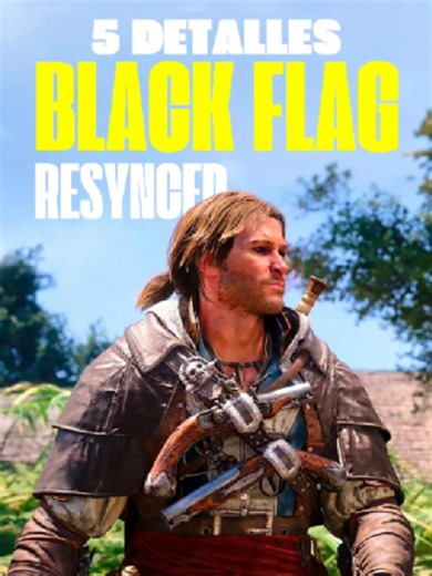 5 Detalles GENIALES de AC Black Flag Resynced 🏴‍☠️🐒🌊 #assassinscreed #assassinscreedblackflag #blackflag #remake #ubisoft