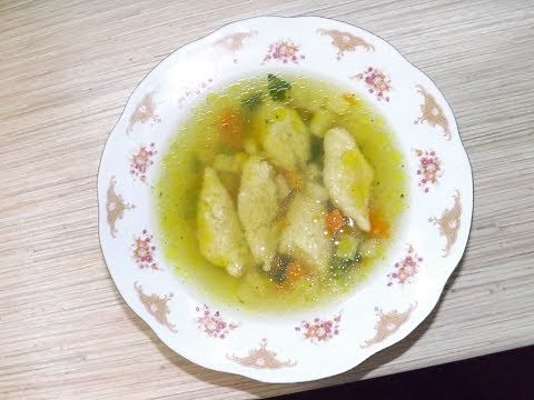 Zöldségleves grízgaluskával