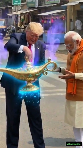 Rich Ban-na Tha… Giant Ban Gaya 😂🧞😱” #usa #donaldtrump #aiparody #trending