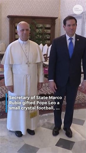 See what Pope Leo, Marco Rubio gifted one other at Vatican meeting