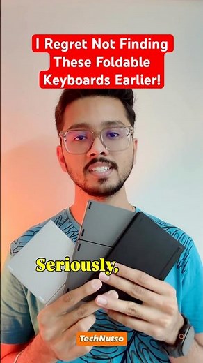 I Regret Not Finding These Foldable Keyboards Earlier!#youtubeshorts #foldablekeyboard #ipad #review