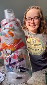 221K views · 2.3K reactions | I’m going to still cut up big pieces, but make my #ecobrick a mix! #Ecobricks #LowWaste #EcoFriendly #ZeroWaste | Living Planet Friendly | Facebook