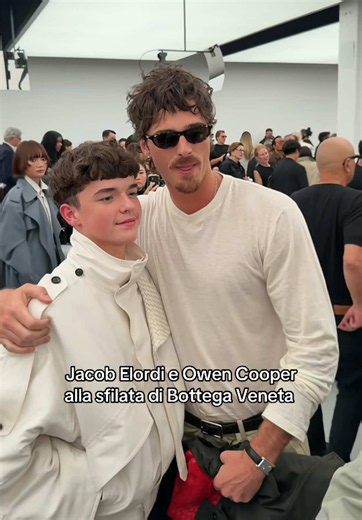 #jacobelordi e #owencooper da #bottegaveneta! #mfw #milanfashionweek | jacobelordi