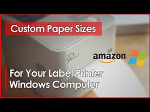 How to print product label with customized template label size on Windows, FNSKU, Nutrition & Tag