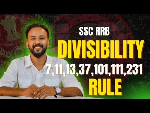DIVISIBILITY RULE | NUMBER SYSTEM | SSC | RRB| QUANTITATIVE APTITUDE | SSC RRB MATHS MALAYALAM