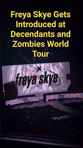 ✨ Freya Skye Lights Up the Stage Disney's Descendants & Zombies World Tour Orlando #disney #florida