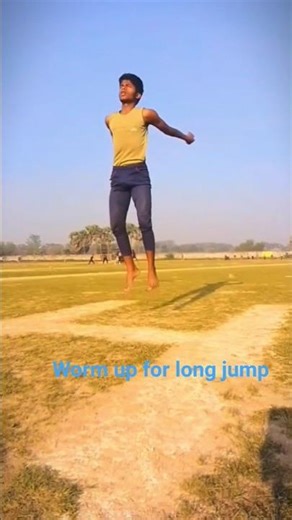 Warm up before long jump #shortvideo #jumps #practice