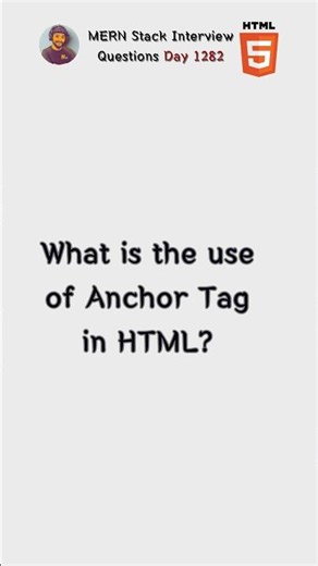 ✨ What is the use of Anchor Tag in HTML? #shorts