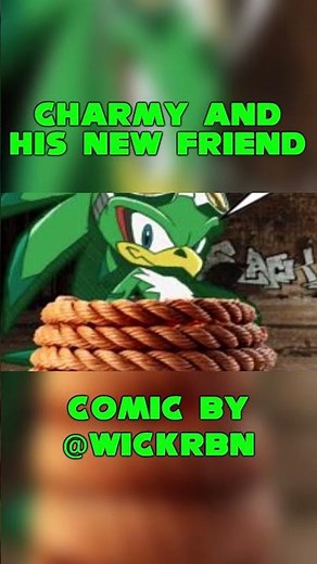 Charmy and his NEW friend #sonic #comicdub #teamchaotix #chaotixcasefiles #dragonball