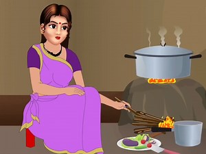 1.9M views · 46K reactions | Chole Samose Wali Bhabhi | | Hindi Kahaniya | Moral Stories | #HindiCartoonStory | Hindi Cartoon Story | Facebook