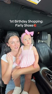Today, we took little miss Ari shopping for her 1st birthday party shoes and found the perfect pair to match her dress. Why are baby shoes so much cuter than adult shoes? 😭❤️ #1stbirthdayparty #1stbirthday #bdaygirl #birthdaygirl #birthdayshopping #babiesofinstagram #firsttimemom #babyshoes #babyshopping | nikireneejensen