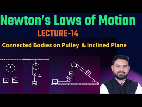 Connected Bodies on Pulley & Inclined Plane LECTURE-14