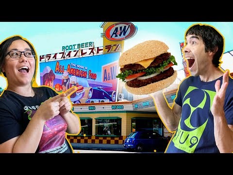 Eating At The 1st A&W Burger In Okinawa (Opened 1963)