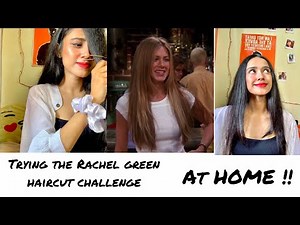 Rachel Green haircut from friends DIY ! | Mini vlog - 1