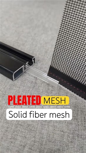 Pleated mesh solid fiber mesh window #kutubinteriors #fibermeah #shorts