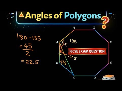 IGCSE MATHS: Master Angles of Polygons in Minutes! 📐 | Exam Question Walkthrough