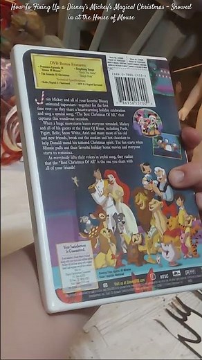 How To Fixing Up a Disney’s Mickey's Magical Christmas - Snowed in at the House of Mouse 2001 DVD