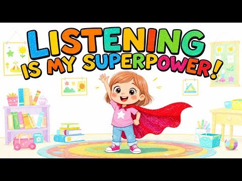 Listening Is My Superpower! | Fun Kids Song About Power Of Listening