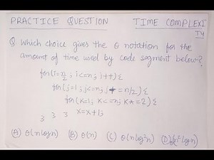 PART-2 PRACTICE QUESTION ON TIME COMPLEXITY | ALGORITHMS | BIGO THETA|GATE | TIME COMPLEXITY OF CODE