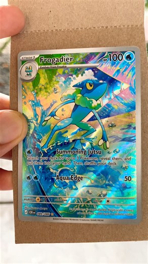Frogadier ⚪️🌊🐸🌊🔴 #Pokemon #Frogadier #ChaosRising #Evolution #TCG #ParaTi #FYP