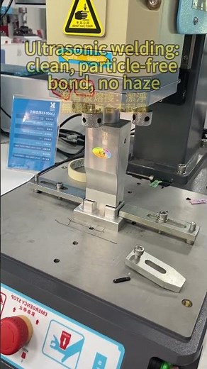 Ultrasonic welding for plastic part | No weld marks, no glue residue