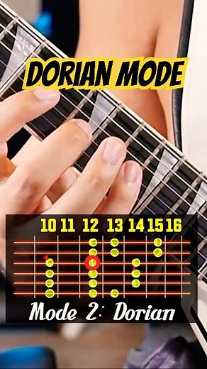How To Play The Dorian Mode With Tabs | Guitar Solo Lesson