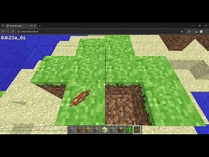 playing minecraft classic