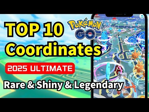 TOP 10 BEST Pokemon Go Fest 2025 Coordinates/Places/Locations for Rare & Shiny & Legendary in 2025!