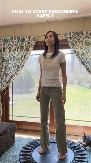 How to start rebounding safely #nervoussystemhealing #healingmovement #rebounding #holistichealing
